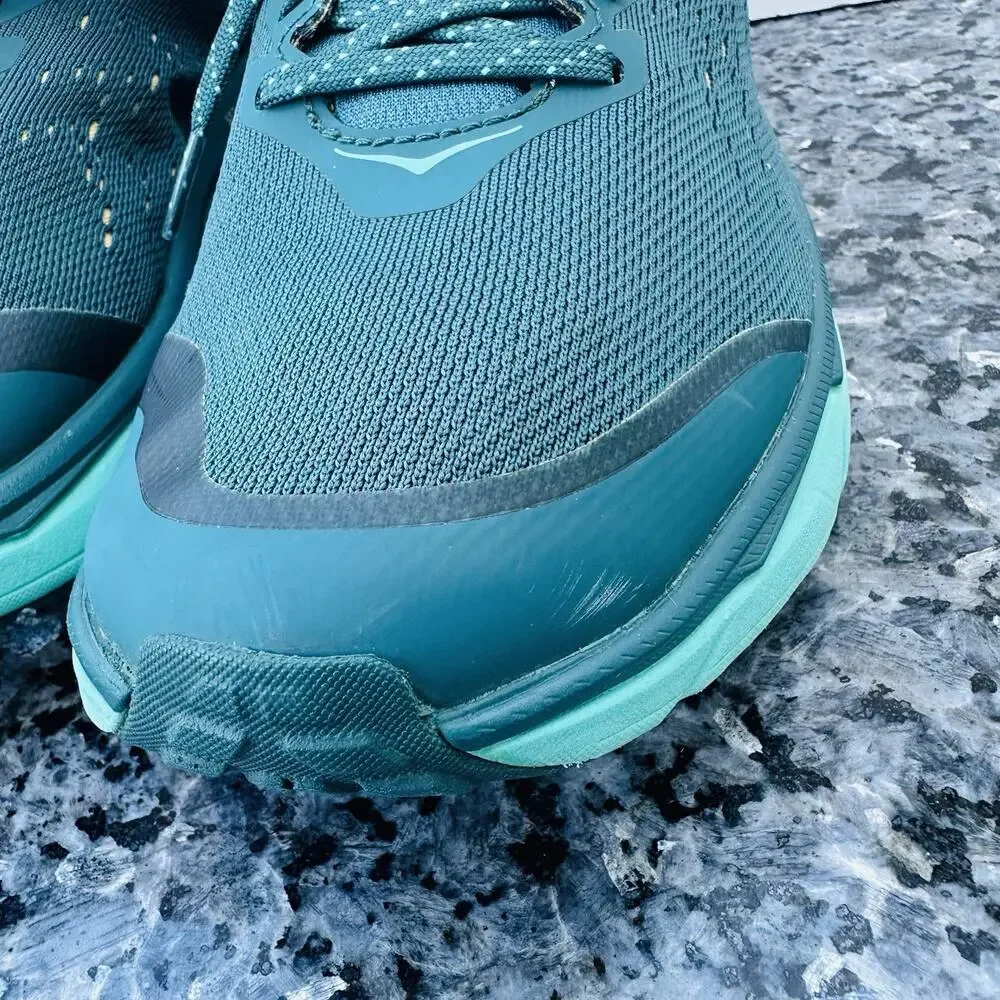 Hoka One Challenger ATR 6 Shoes Womens SZ 9.5 D Green Running Sneakers Deep Teal